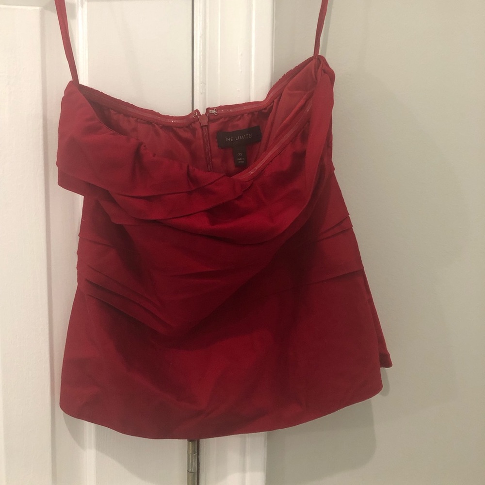 Sexy red crop top